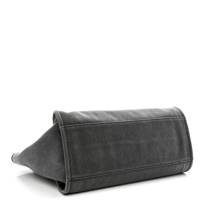 Chanel Canvas Sequin Medium Deauville Tote Charcoal 4 of 11