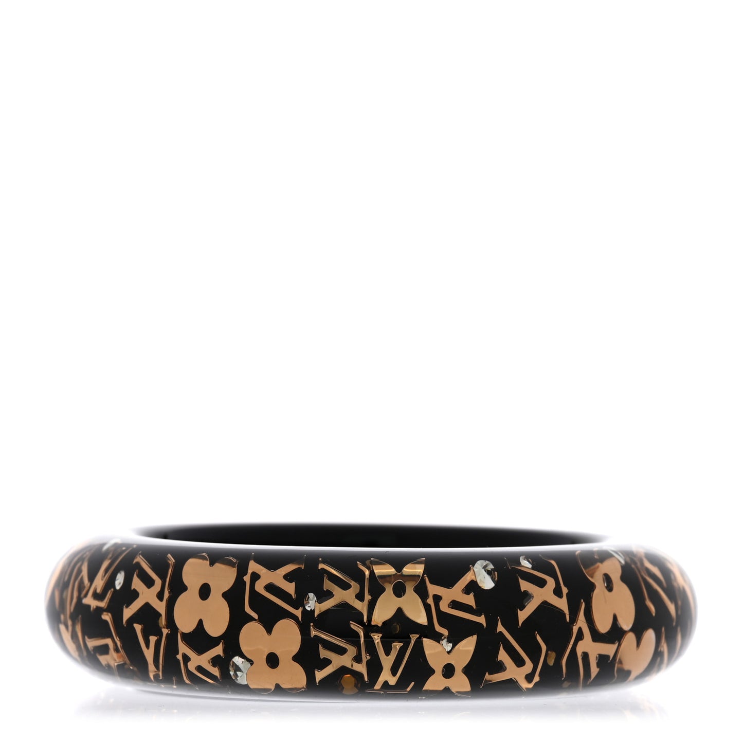 Resin Swarovski Medium Inclusion Bracelet GM Black