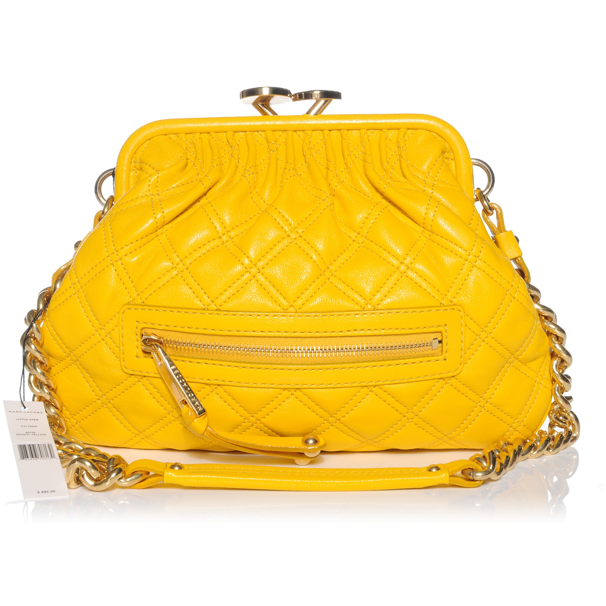 Marc Jacobs Quilted Little Stam Bright Yellow 1 of 8