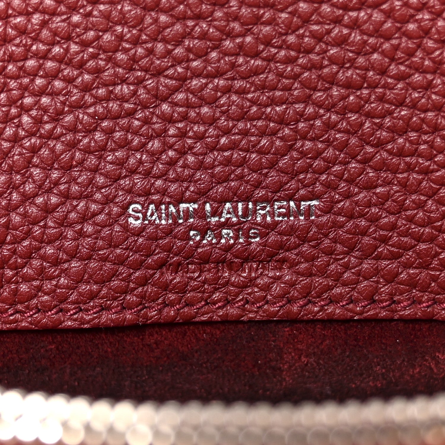 Saint Laurent Grained Calfskin Small Supple Sac De Jour Dark Pallisandre 6 of 16
