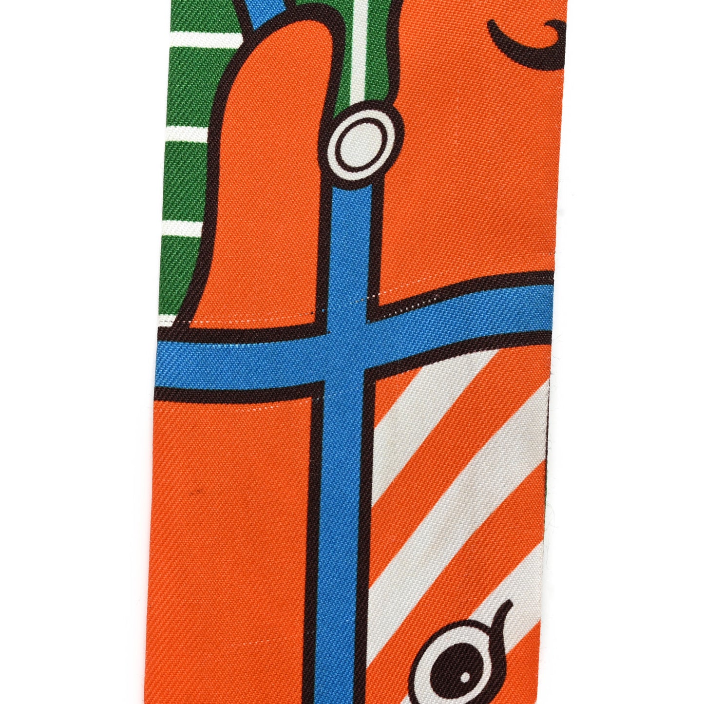 Twilly Scarf Orange Multicolor