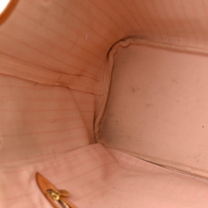 Louis Vuitton Damier Azur Neo Neverfull MM Rose Ballerine 13 of 16