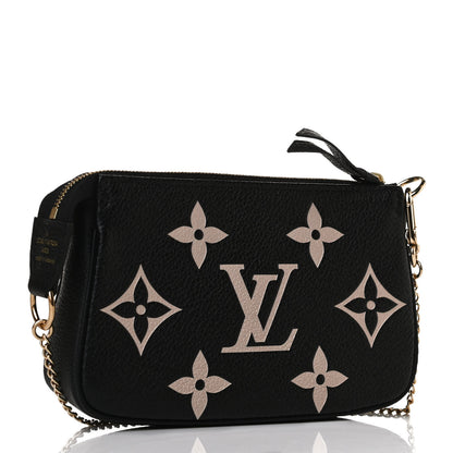 Louis Vuitton Empreinte Monogram Giant Mini Pochette Accessories Black 2 of 8