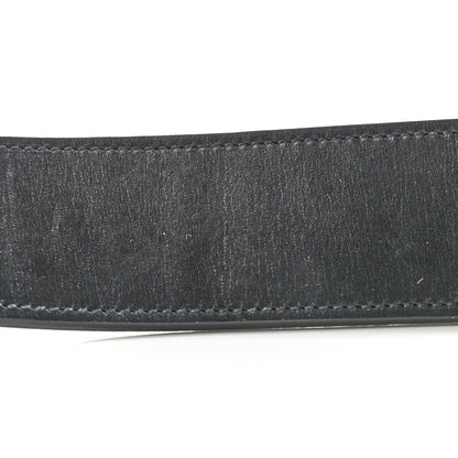 Gucci Calfskin Interlocking G Belt 95 38 Black 8 of 9