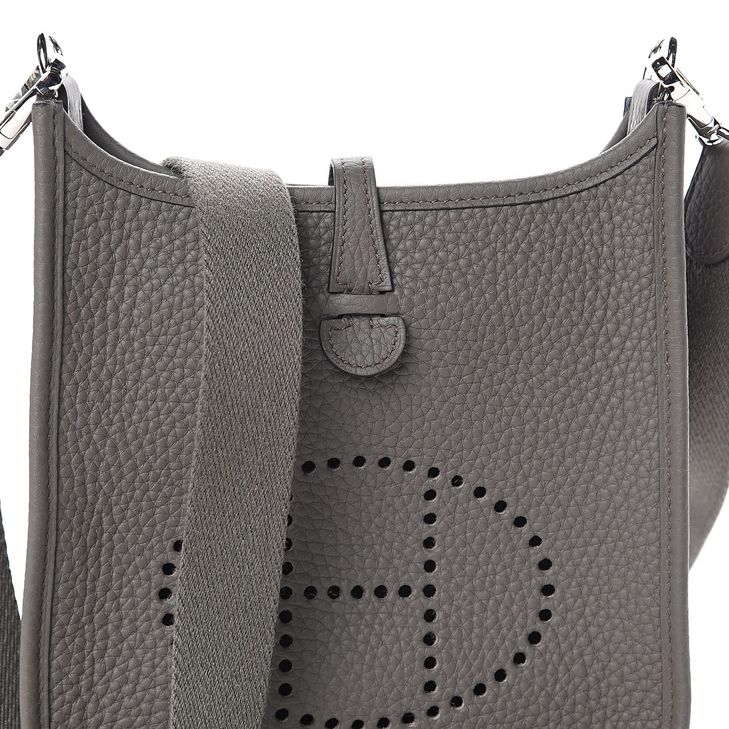 Hermes Taurillon Clemence Evelyne TPM Etain 7 of 9