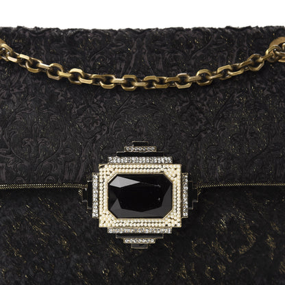 Judith Leiber Calf Hair Embroidered Shoulder Bag Black 10 of 10