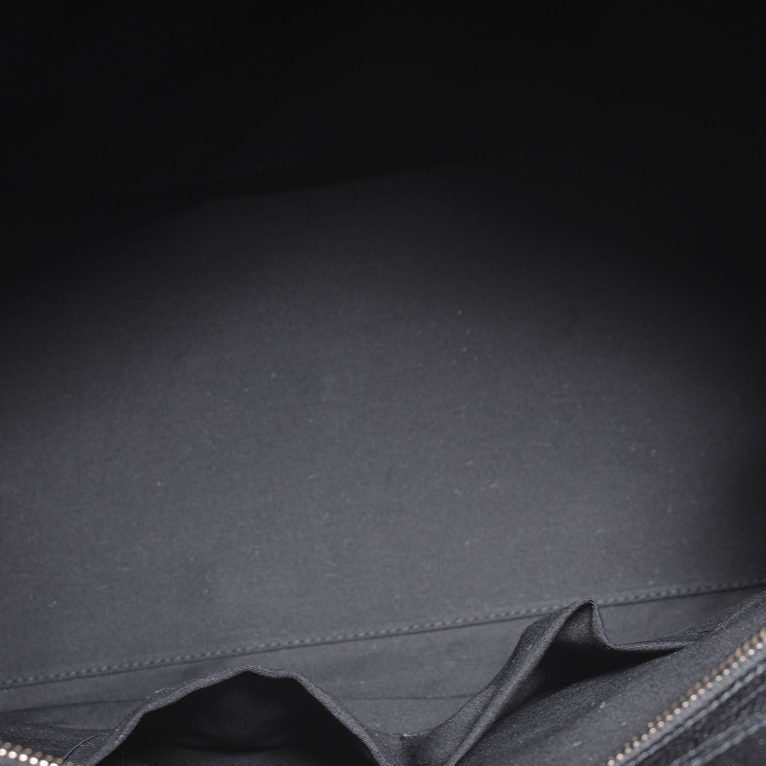 Saint Laurent Leather Large Cabas Chyc Black White 6 of 8