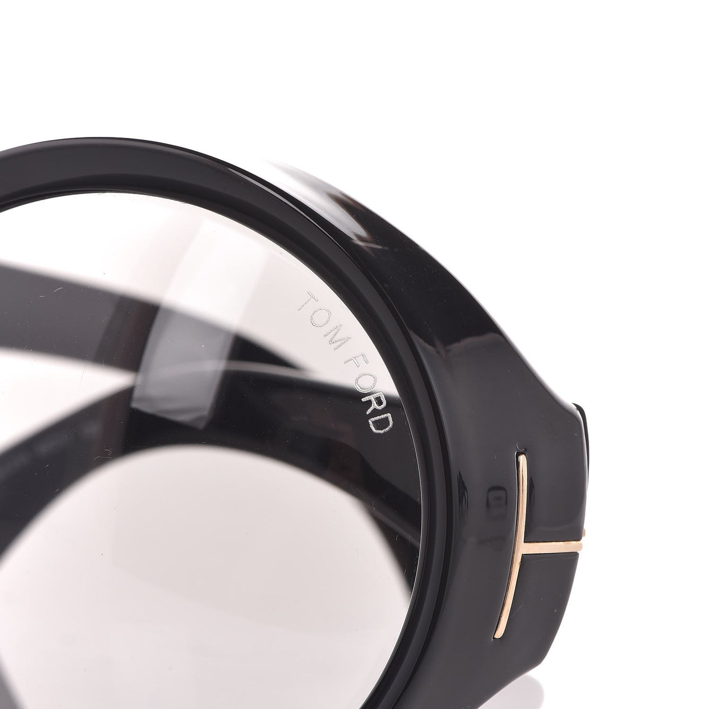 Ali Oversized Round Sunglasses TF0221 Black