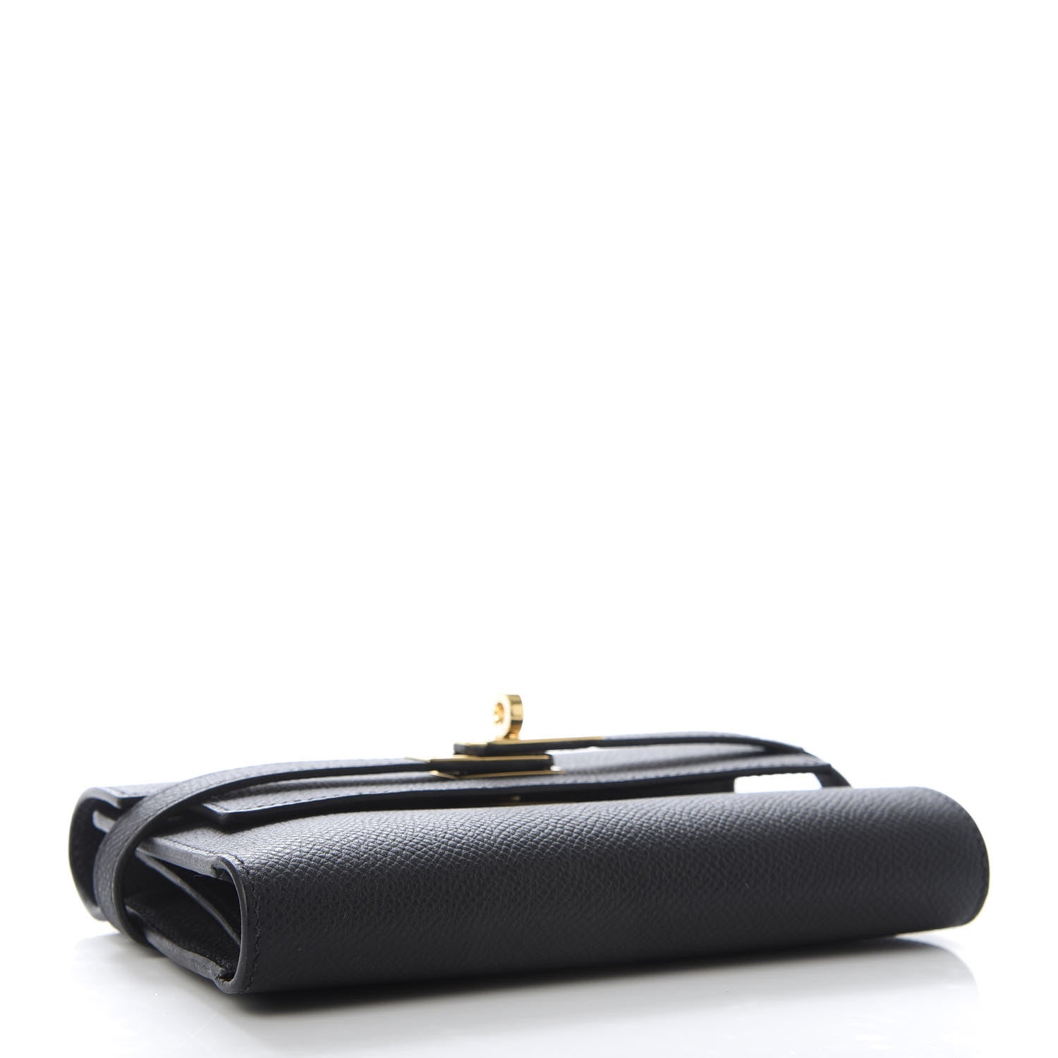 Hermes Epsom Medium Kelly Wallet Black 4 of 9