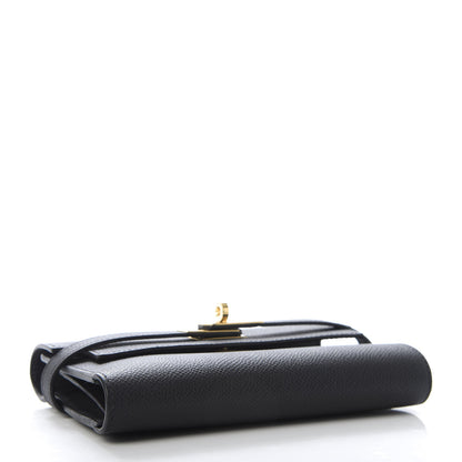 Hermes Epsom Medium Kelly Wallet Black 4 of 9