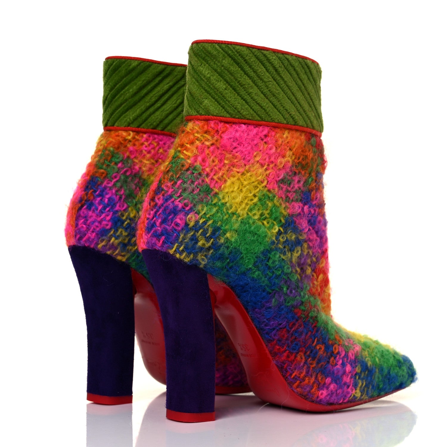 Christian Louboutin Boucle Corsairiboot Boots 35.5 Multicolor 4 of 6