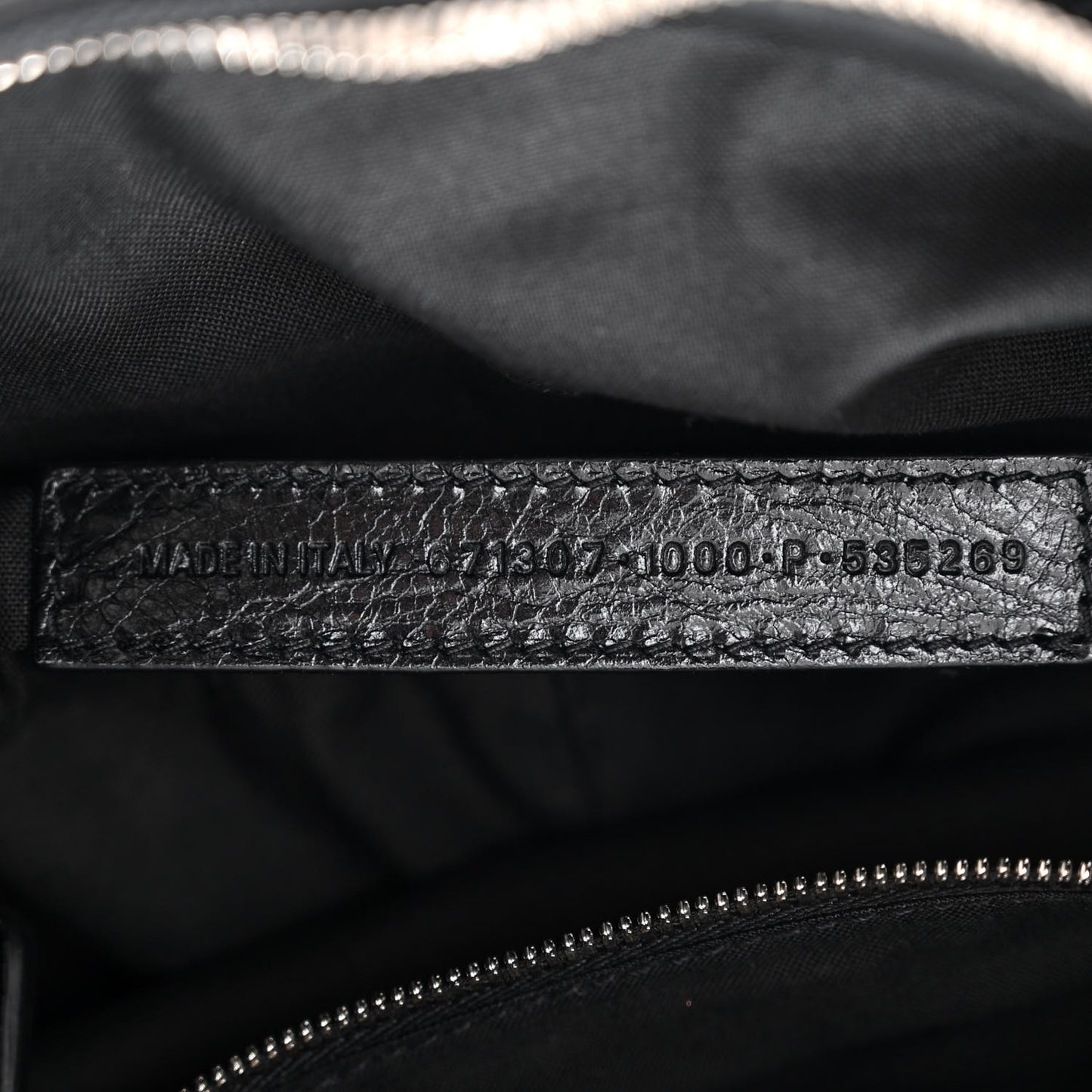 Agneau Arena Small Le Cagole Shoulder Bag Black