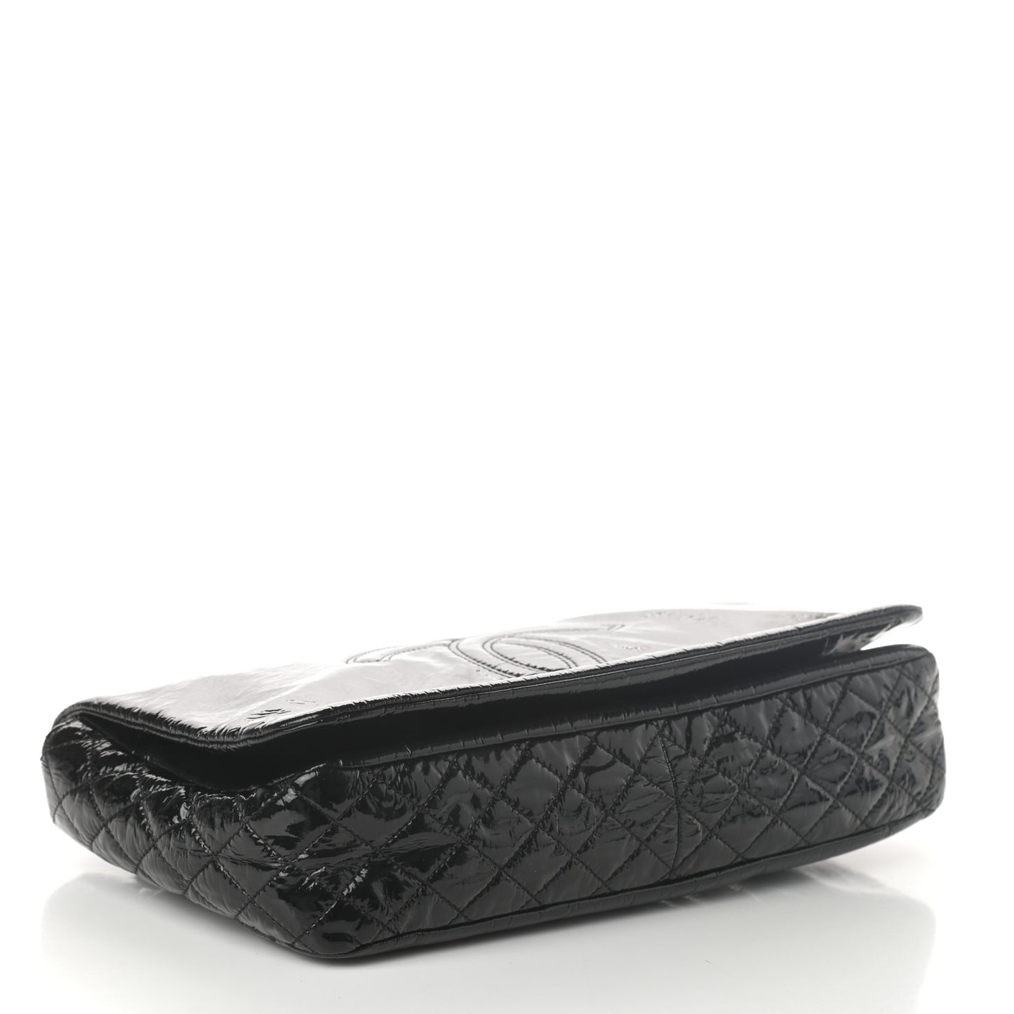 Vinyl Medium Rock and Chain Flap Black