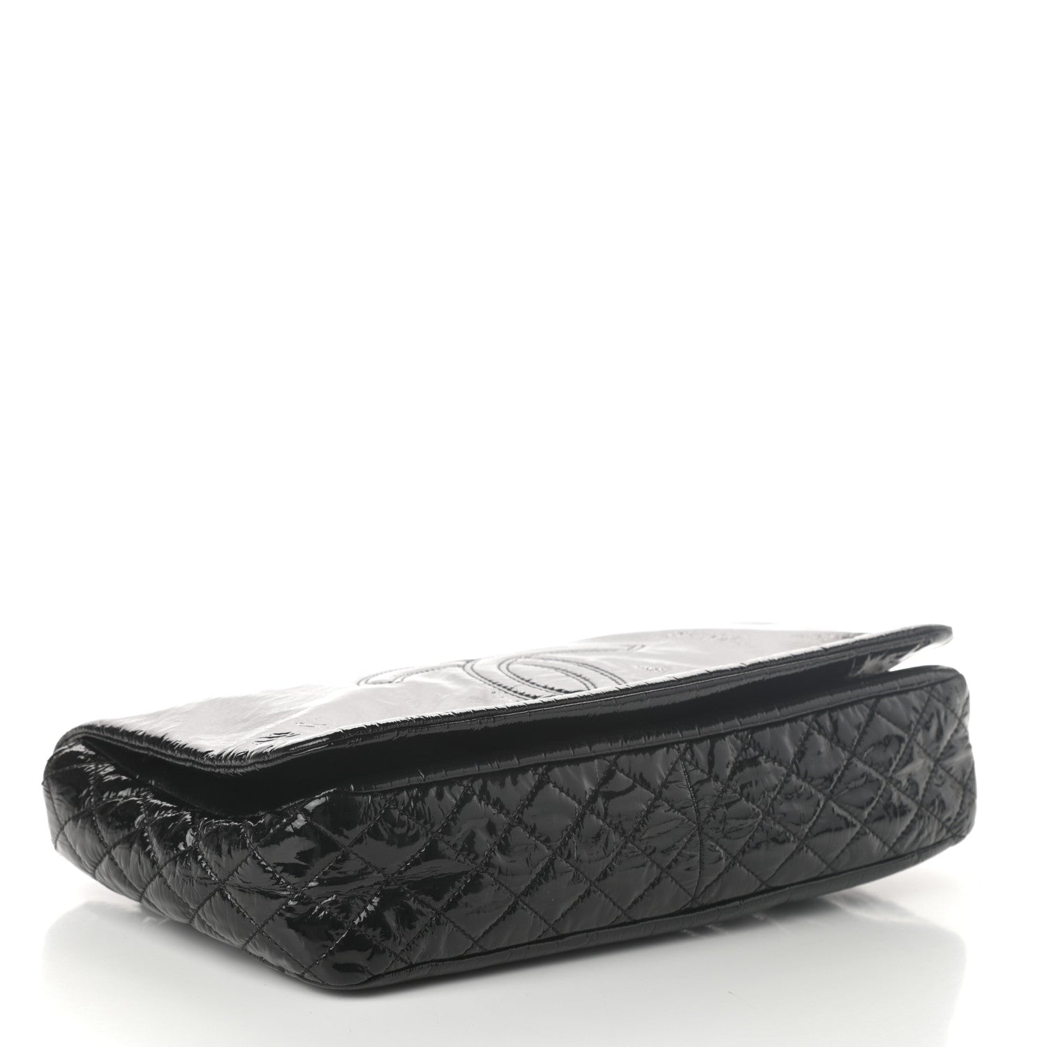 Chanel Vinyl Medium Rock and Chain Flap Black 4 of 10