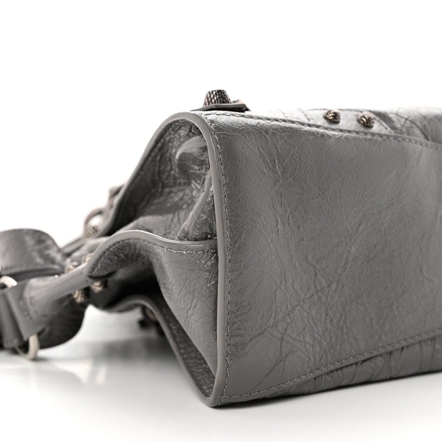 Balenciaga Agneau Arena Neo Cagole Handbag XS Dark Grey 7 of 8