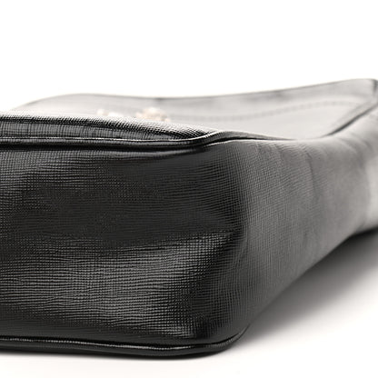 Versace Calfskin Messenger Bag Black 9 of 9