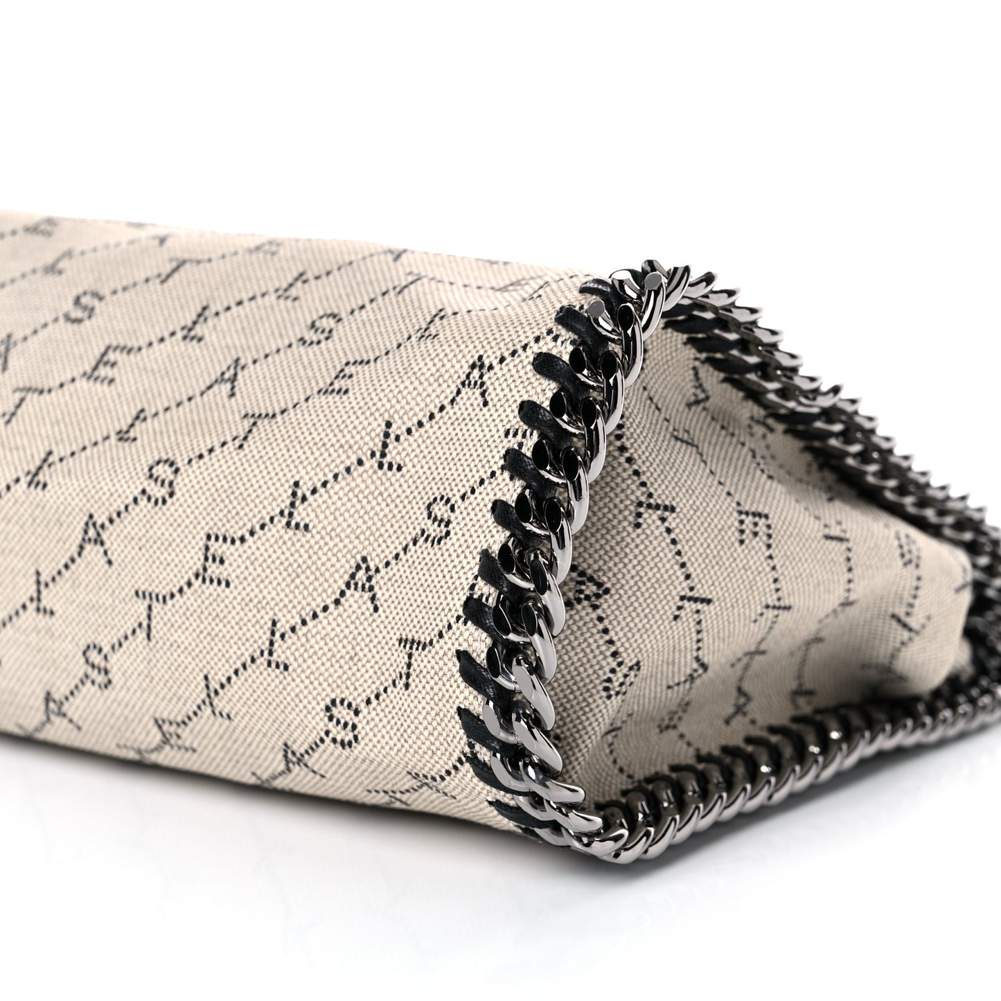 Canvas Logo Mini Falabella Tote Sand