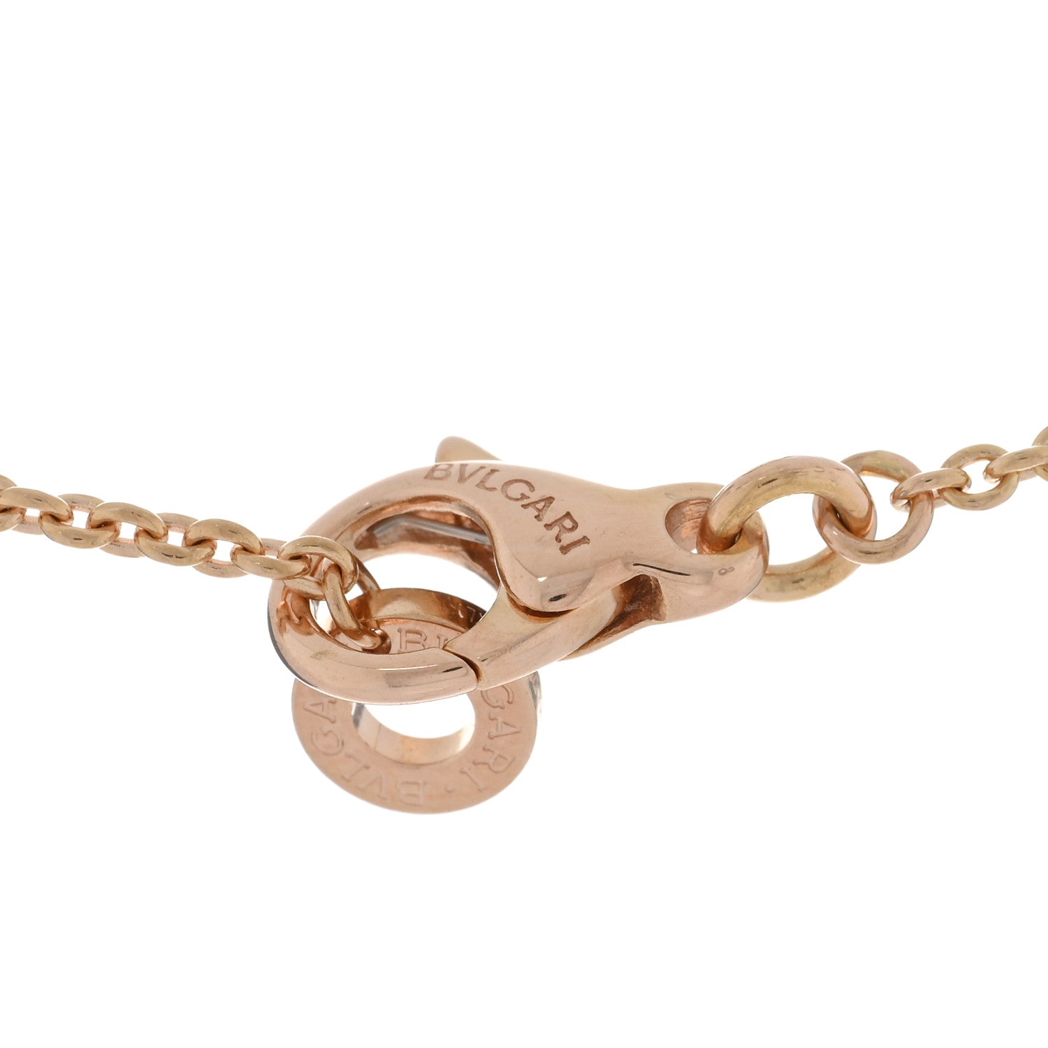 Bulgari 18K Rose Gold Black Ceramic B.Zero1 Pendant Necklace 4 of 4
