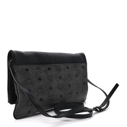 MCM Visetos Corina Crossbody Bag Black 3 of 9