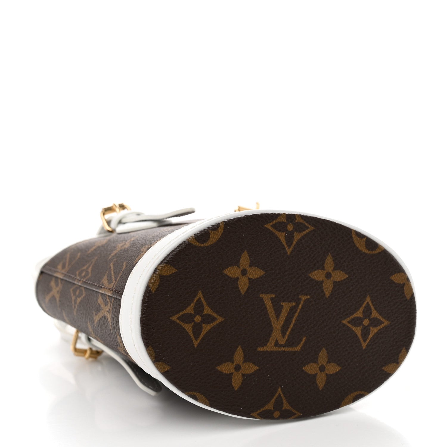 Louis Vuitton Monogram LV Match Nano Bucket Bag White 5 of 10