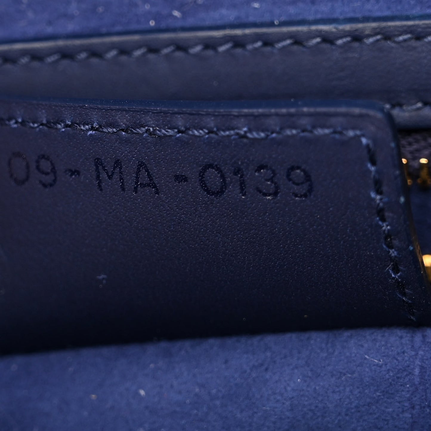 Ultra Matte Calfskin Saddle Bag Blue