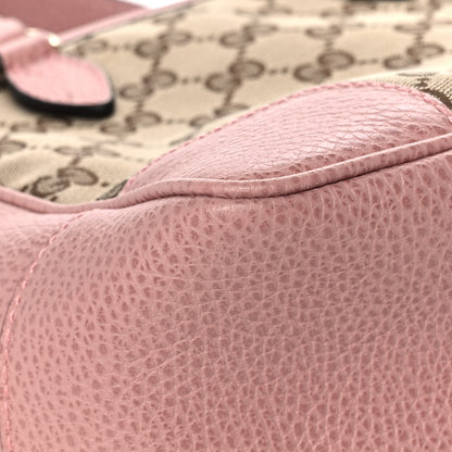 Gucci Monogram Small Bree Tote Beige Soft Pink 11 of 13