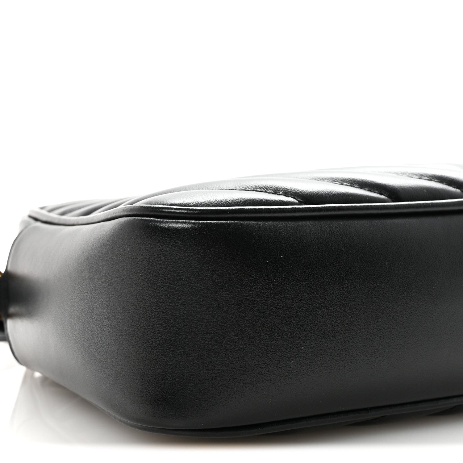 Saint Laurent Calfskin Matelasse Monogram Lou Camera Bag Black 8 of 9