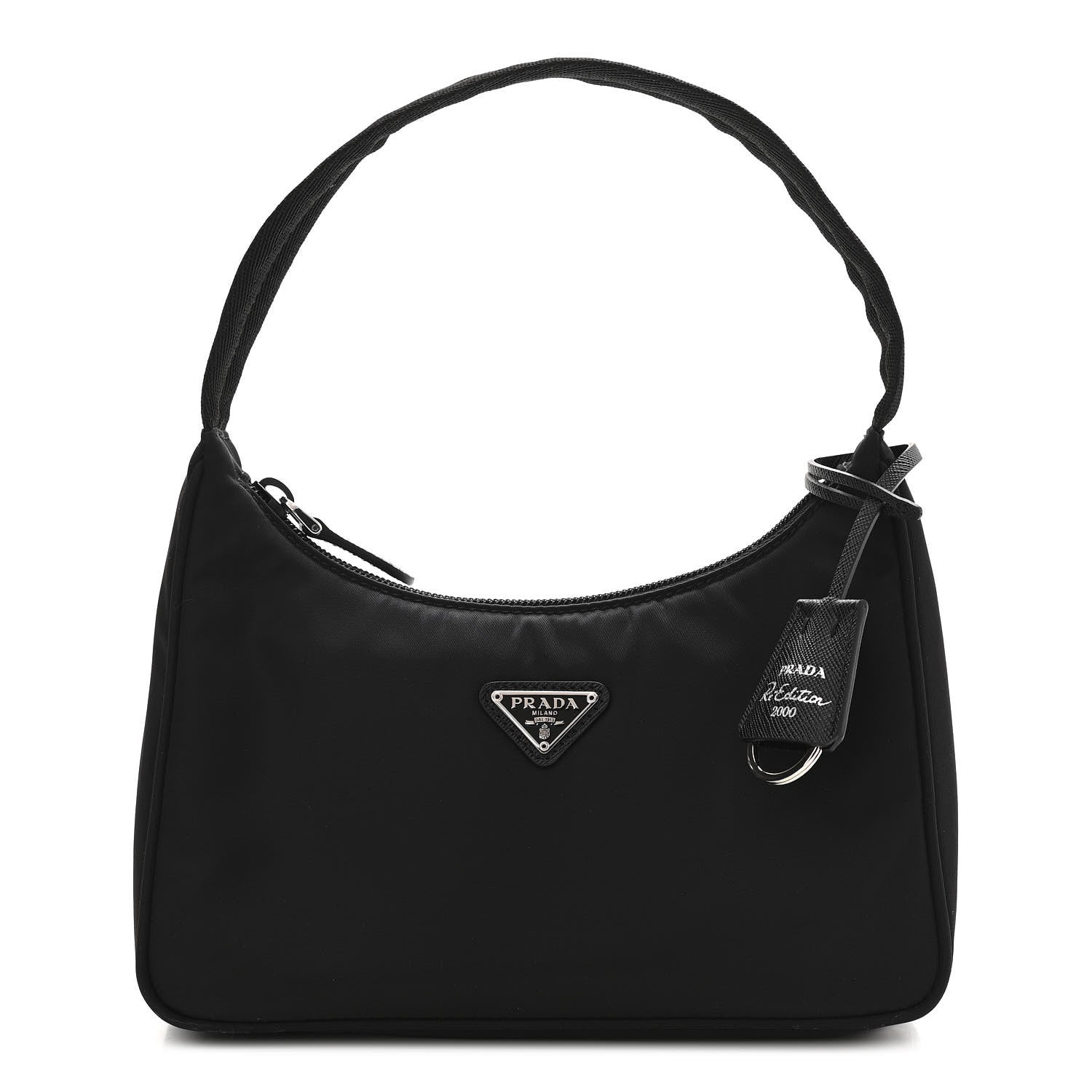 Prada Tessuto Nylon Mini Re-Edition 2000 Bag Black 1 of 10