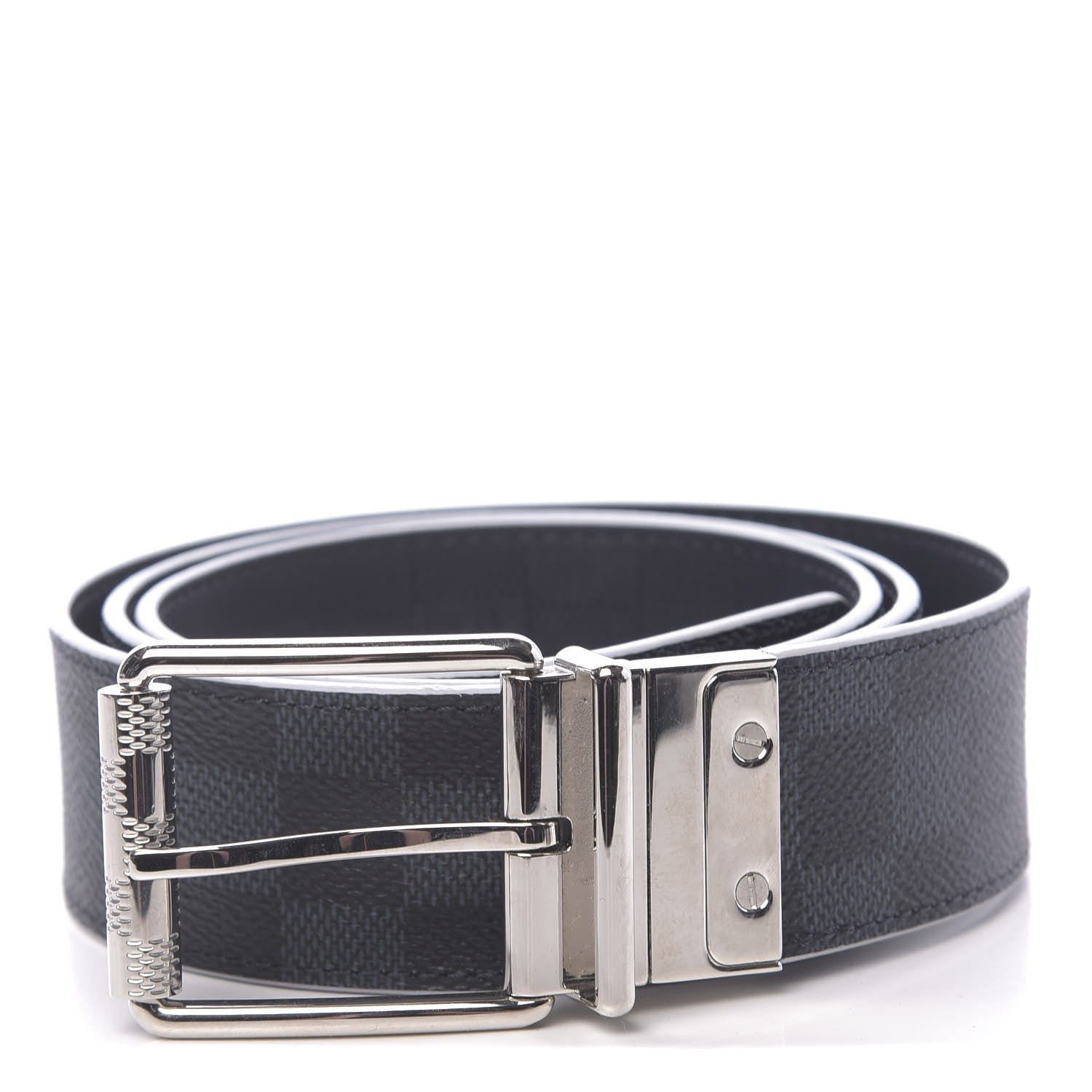 Louis Vuitton Damier Graphite Calfskin 40mm Belt 100 40 1 of 6