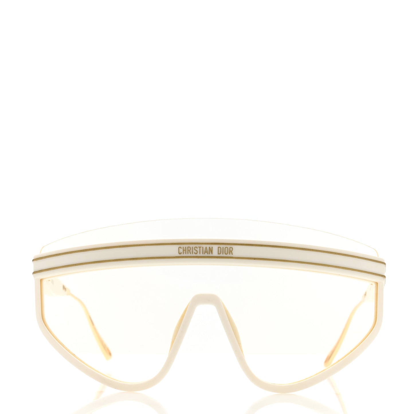 Acetate Mask DiorClub M2U Sunglasses Translucent Ivory