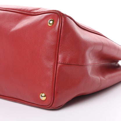 Prada Saffiano Lux Large Tote Fuoco 8 of 24