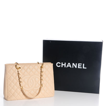 Chanel Caviar Grand Shopping Tote GST Beige Clair 5 of 8