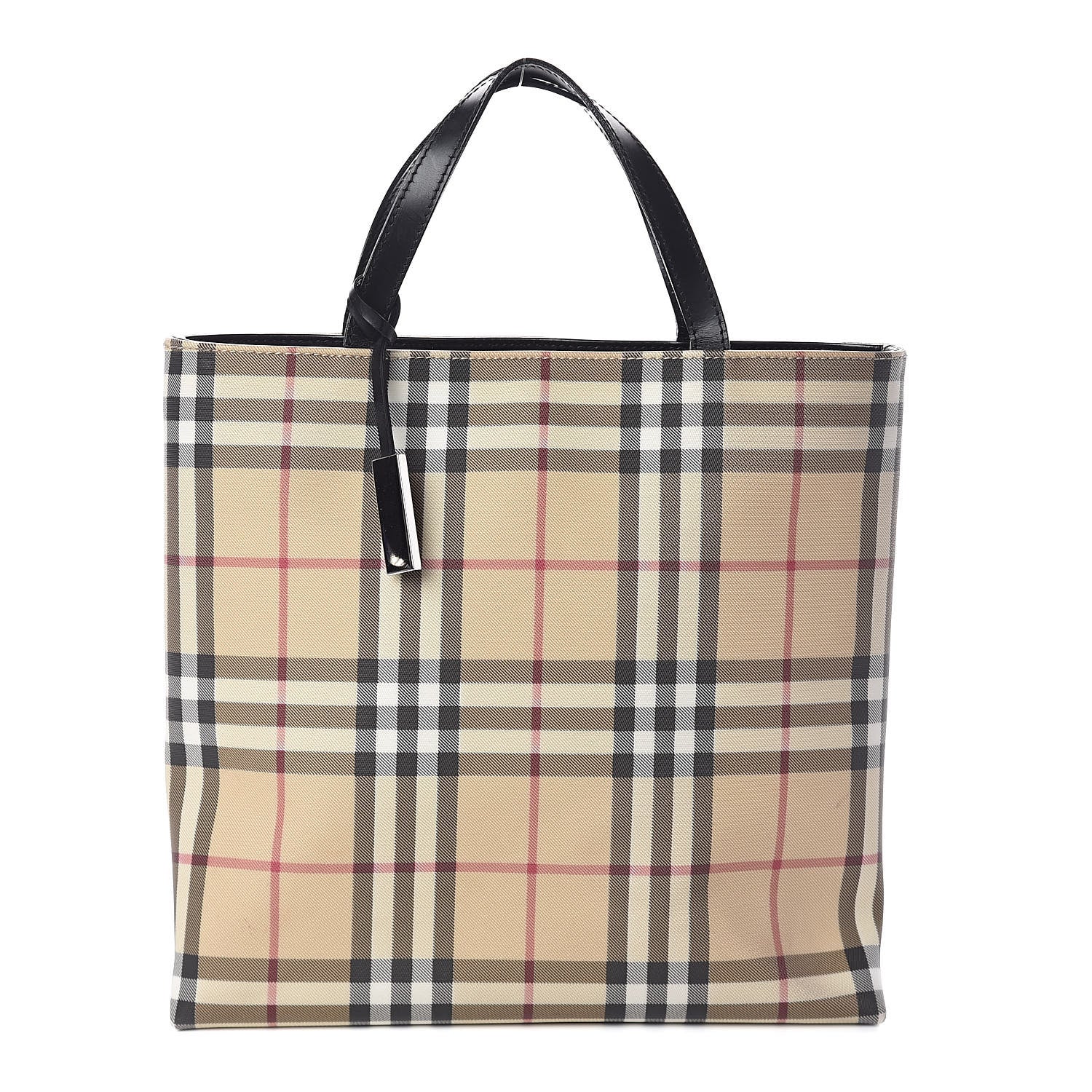 Burberry House Check Medium Tote Black 1 of 10