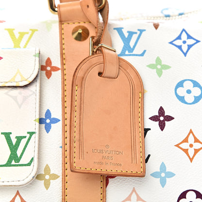 Louis Vuitton Monogram Multicolor Keepall 45 White 14 of 20