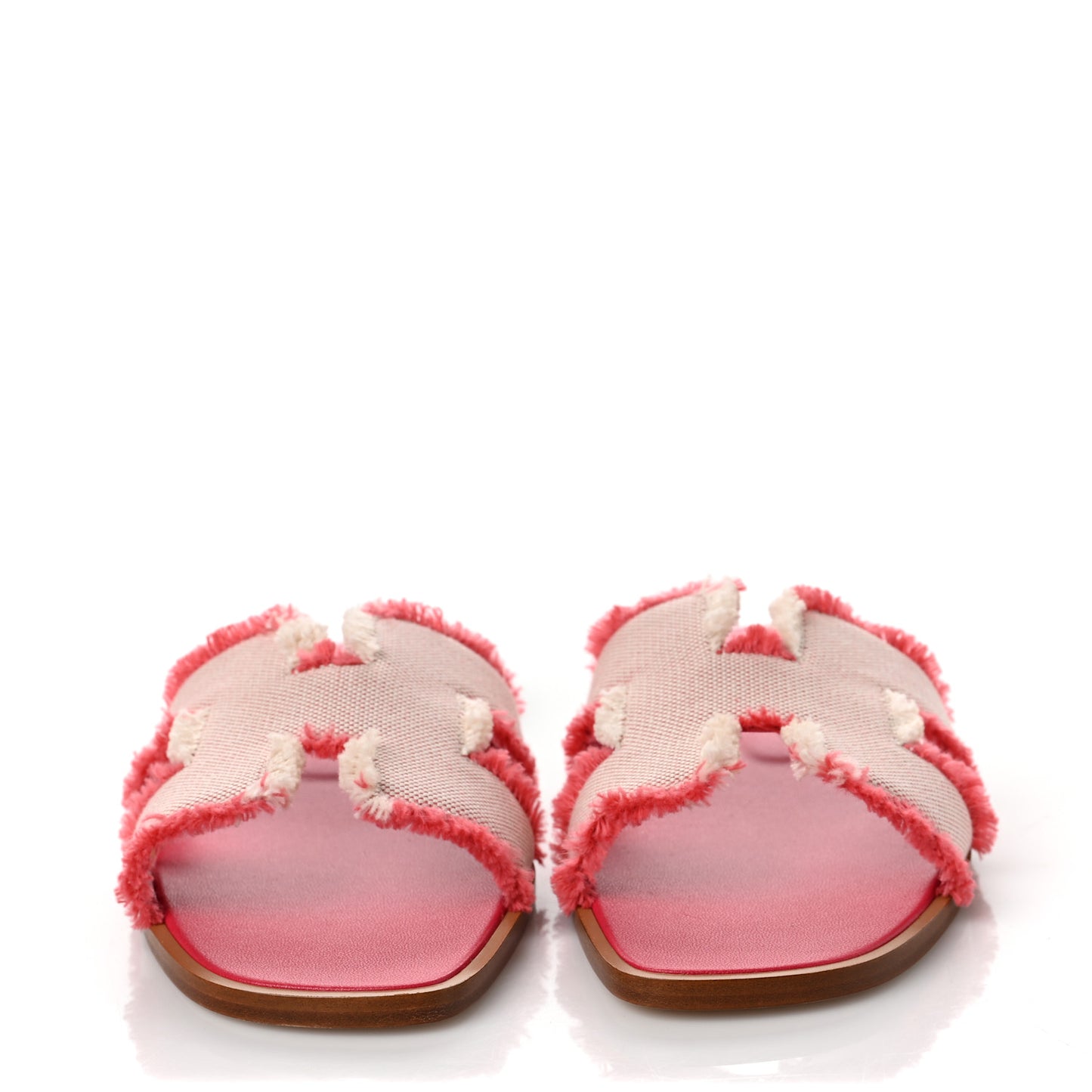 Calfskin Canvas Oran Sandals 37