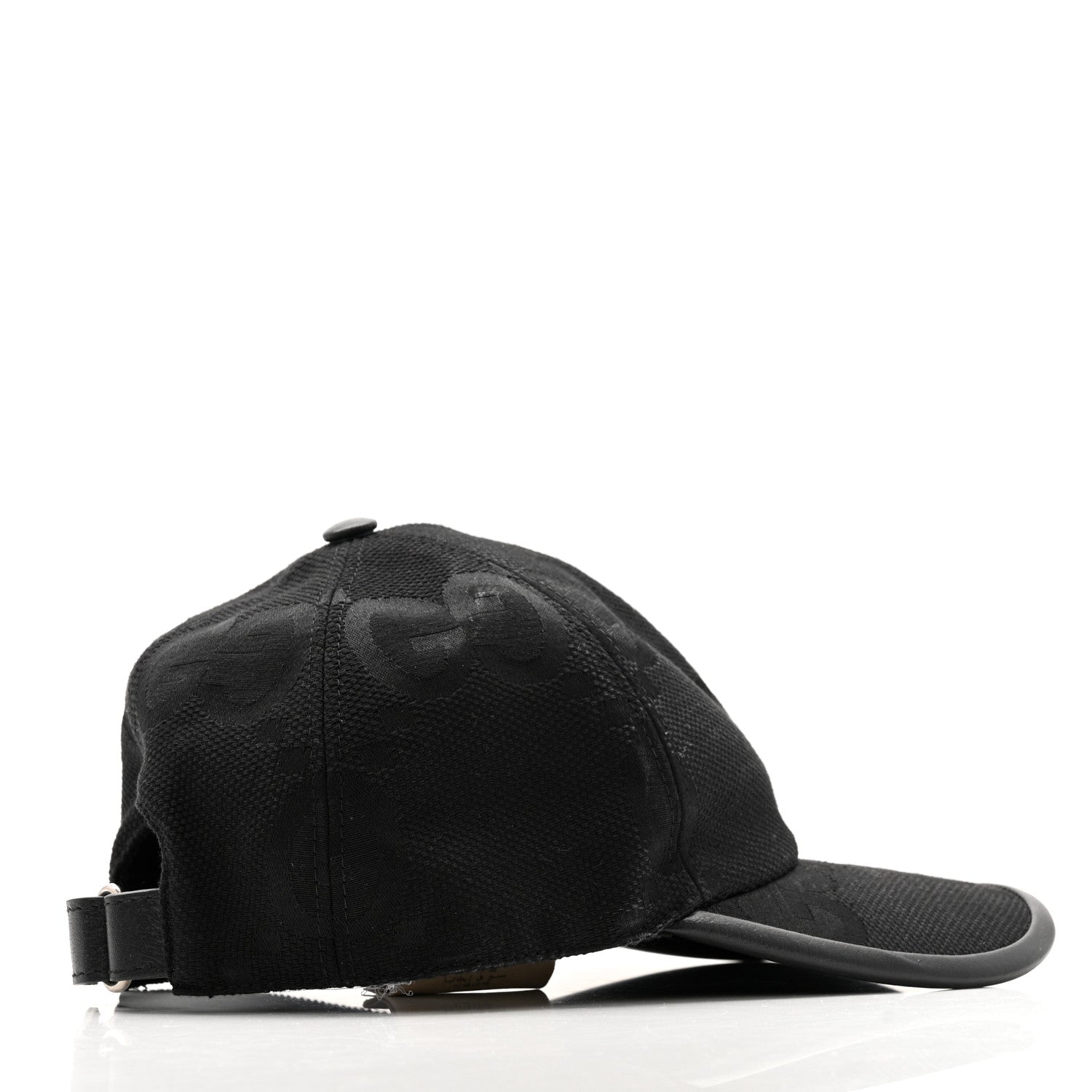 Gucci Monogram Jumbo GG Baseball Hat XS Black 1784678 – FASHIONPHILE