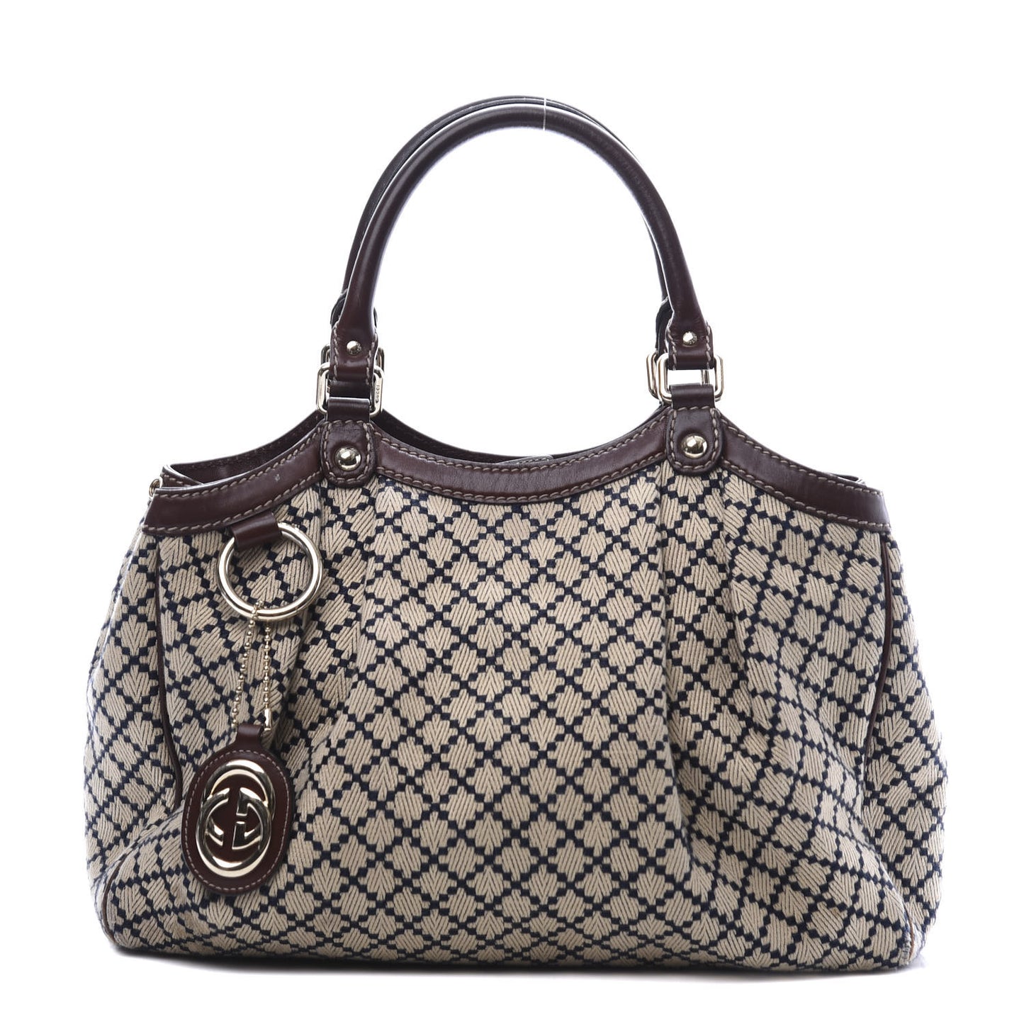 Diamante Medium Sukey Tote Brown