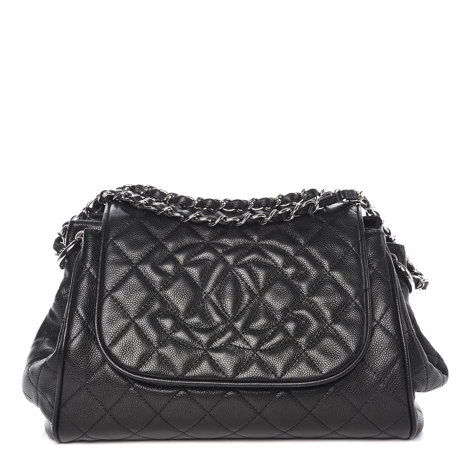 Chanel Caviar Quilted Timeless Accordion Flap Black 1 of 11
