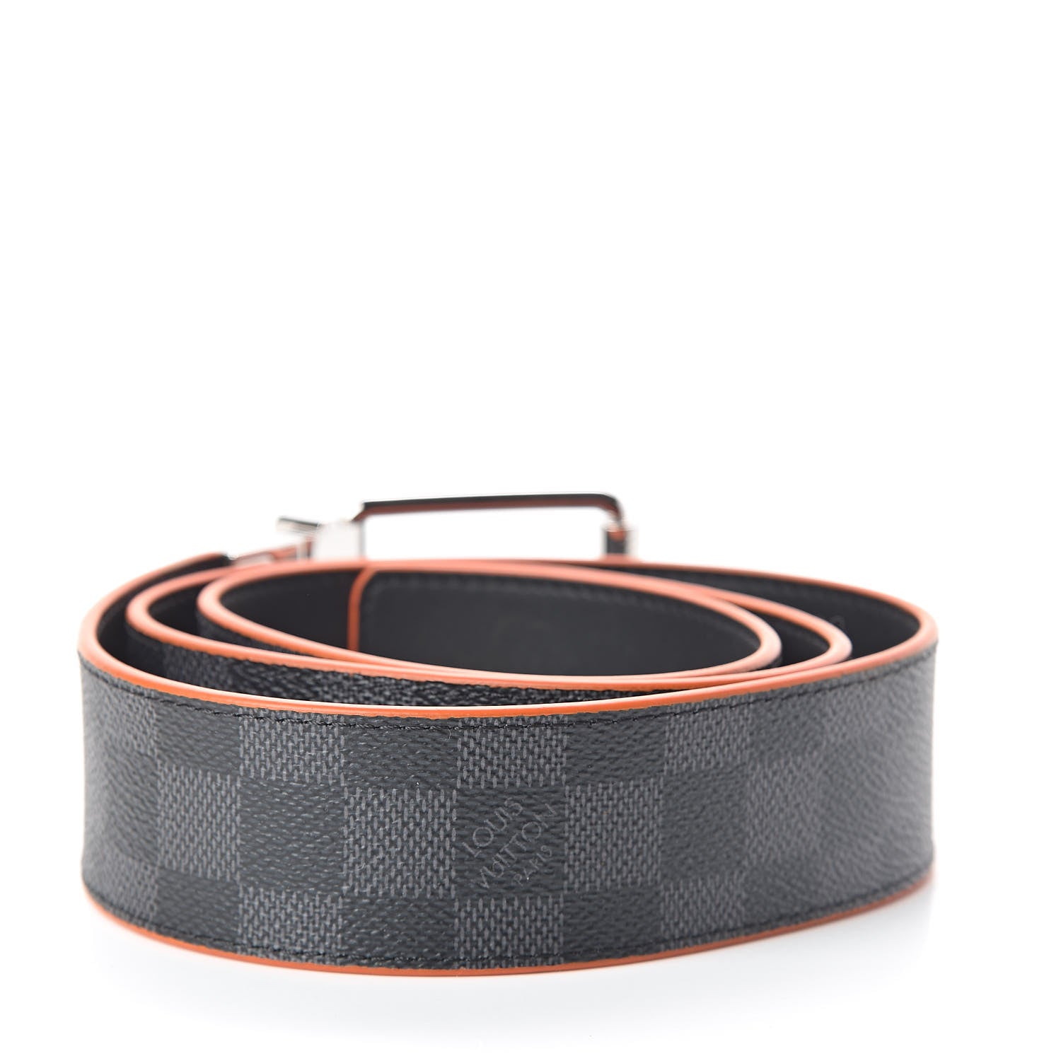 Louis Vuitton Damier Graphite Calfskin 40mm Belt 95 38 3 of 6