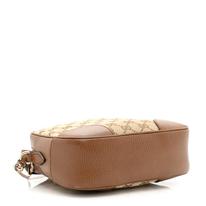 Gucci Monogram Mini Bree Messenger Bag Beige Tabacco 4 of 11