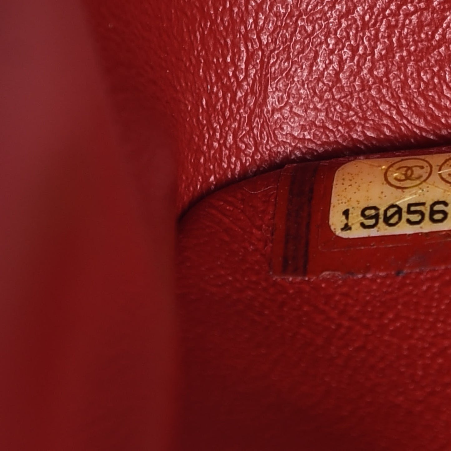 Caviar Quilted Jumbo Double Flap Red