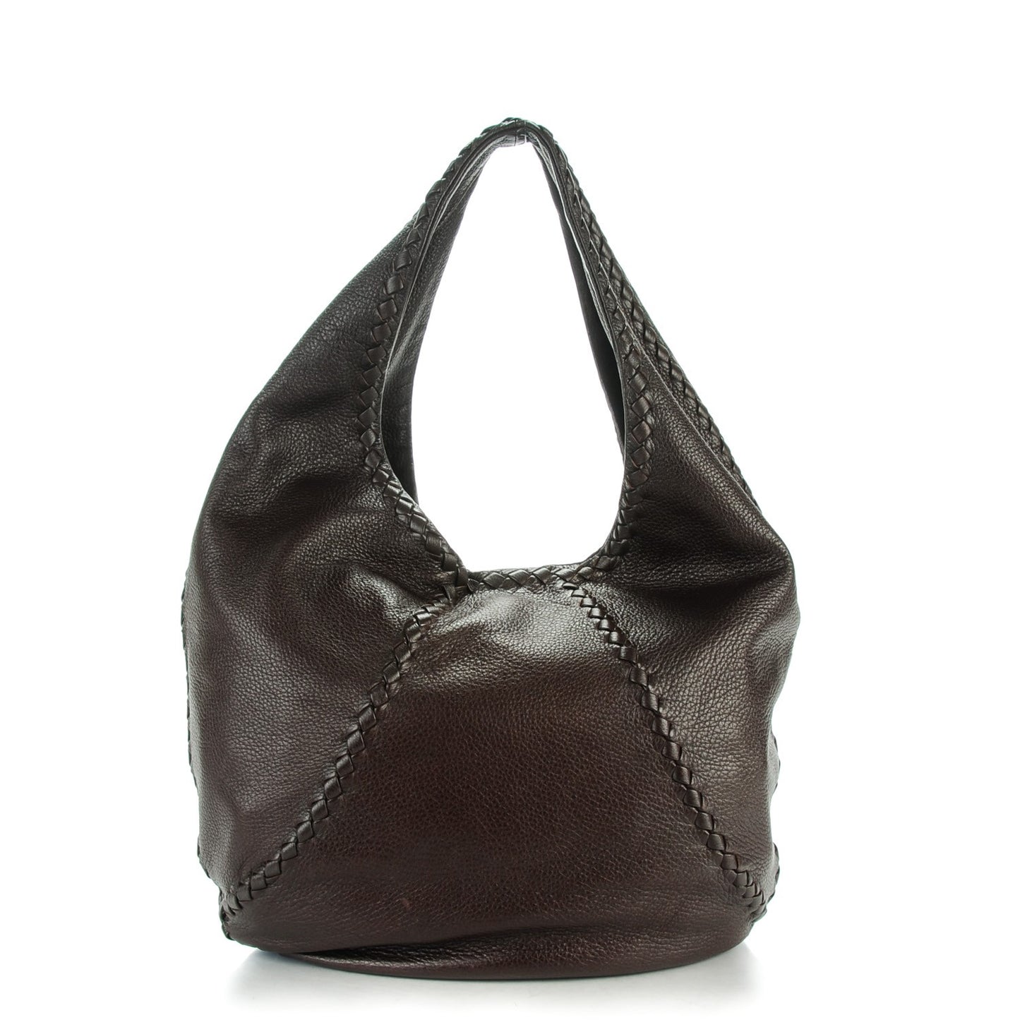 Cervo Deerskin Large Hobo Ebano