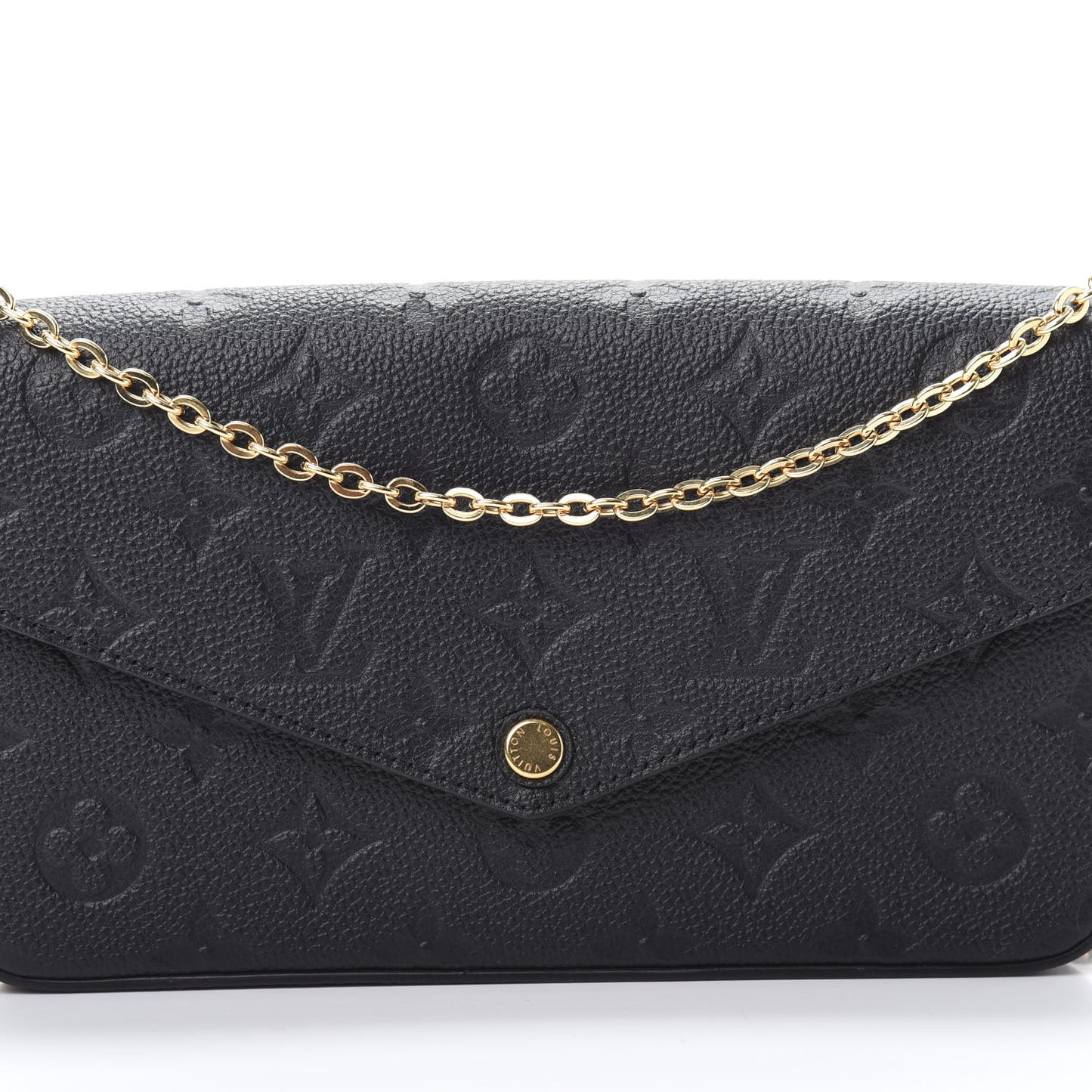 Empreinte Pochette Felicie Chain Wallet Black