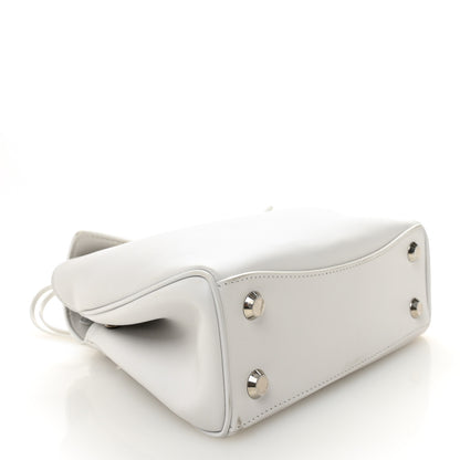 Balenciaga Natural Smooth Calfskin Mini Rodeo Top Handle Handbag Optic White 4 of 10