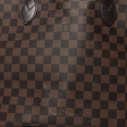 Louis Vuitton Damier Ebene Neo Neverfull MM Rose Ballerine 6 of 12