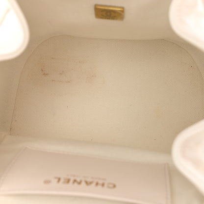 Chanel Caviar Quilted Business Affinity Backpack White 5 of 14