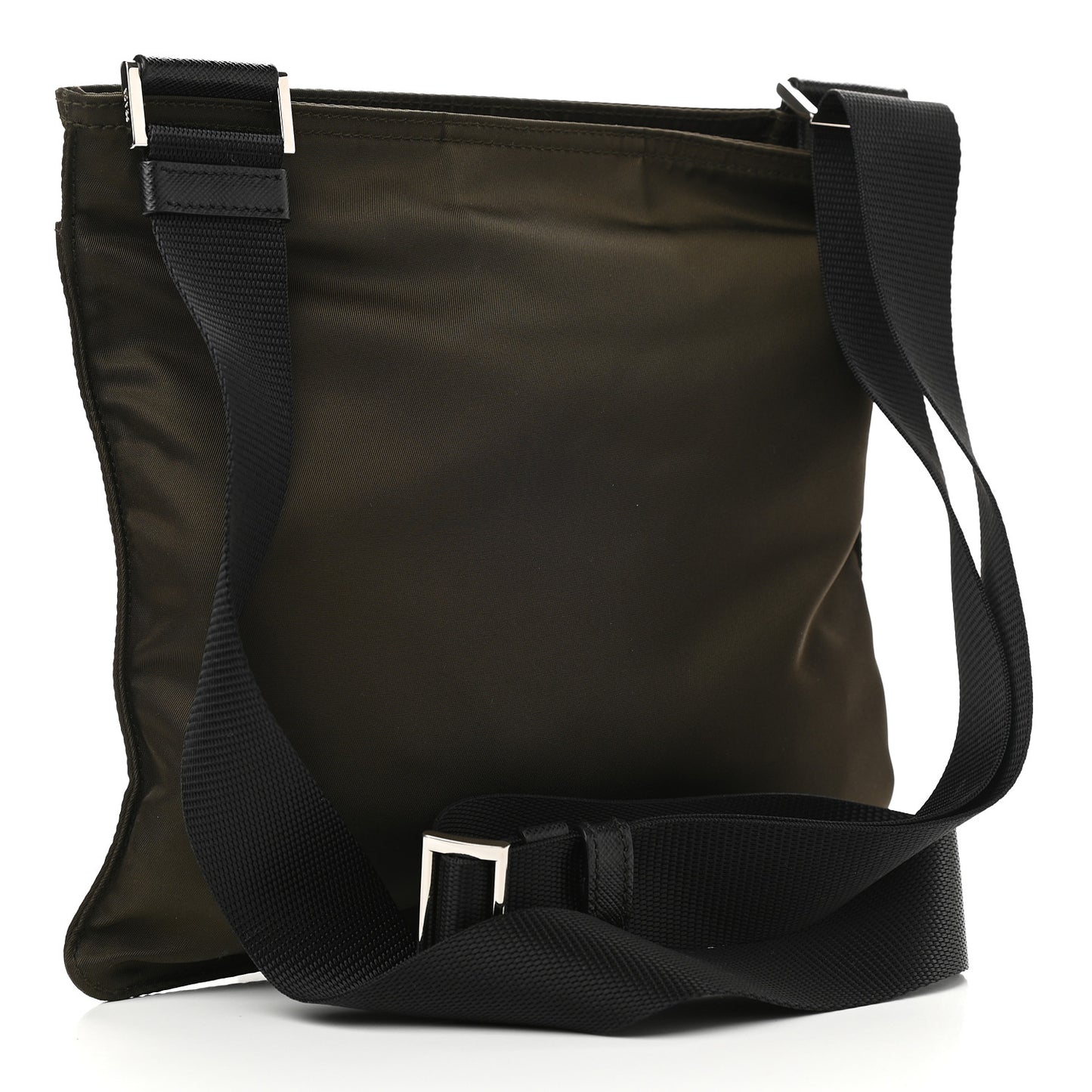 Nylon Vela Sport Flat Messenger Bag Bruciato