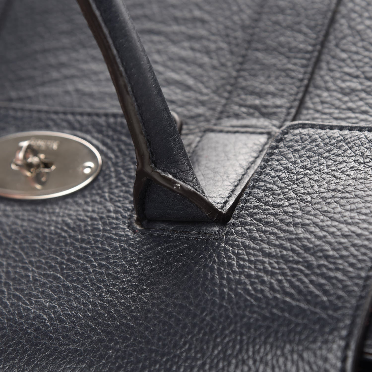 Mulberry Classic Grain Calfskin Small Bayswater Backpack Midnight Blue 13 of 17