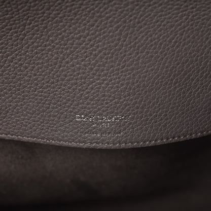 Saint Laurent Grained Calfskin Medium Souple Sac De Jour Kaki Militaire 8 of 12