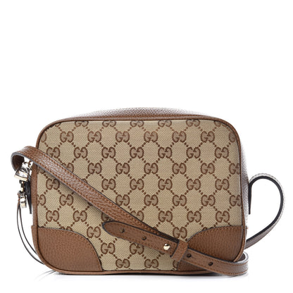 Gucci Monogram Mini Bree Messenger Bag Beige Tabacco 1 of 10